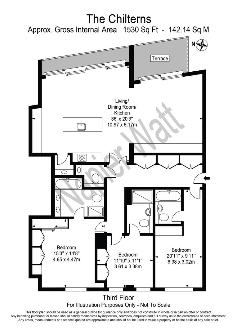 The Chilterns, 24 Paddington Street, Marylebone, 3 bedroom Flat